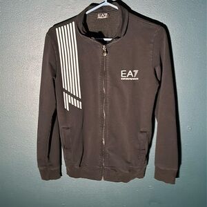 Emporio Armani Men’s Lightweight Track Jacket Black Size Small
